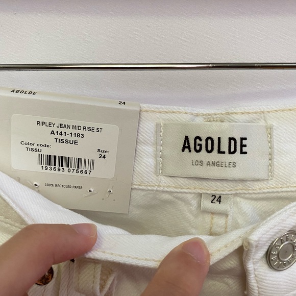 Agolde - Ripley Jean Mid-rise Straight - Picture 8 of 8